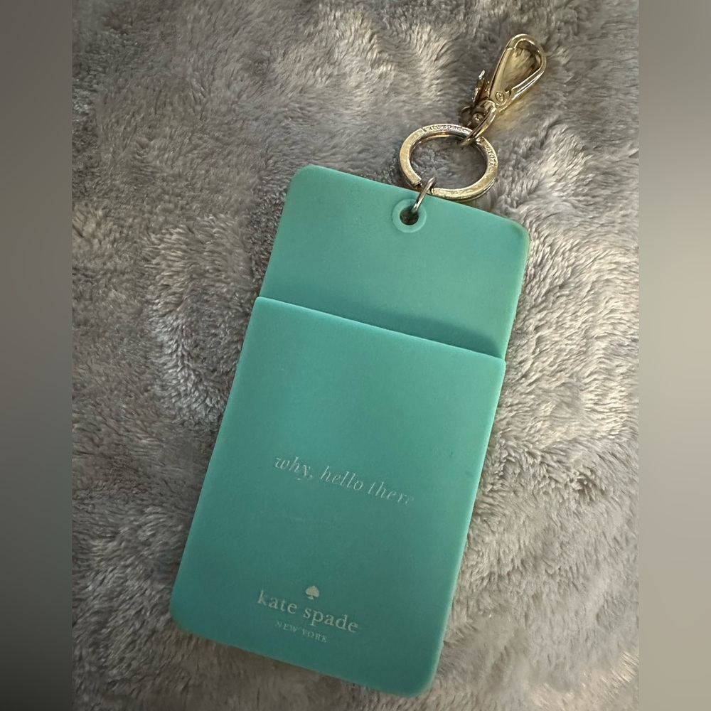 Kate Spade Blue ID Tag